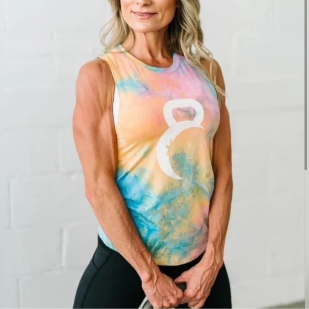 ZYIA Tie Dye Athletic Muscle Tank size XXL